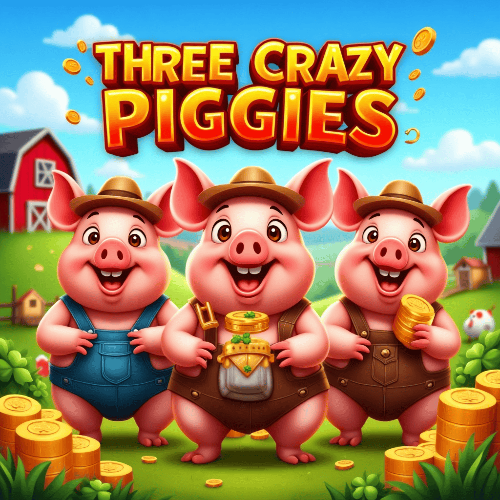 Three Crazy Piggies